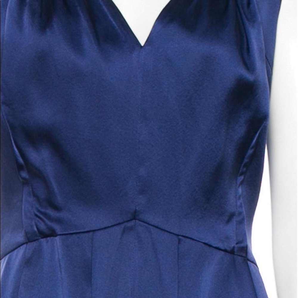 Richard Chai Love Blue Silk Sleeveless Dress - 6